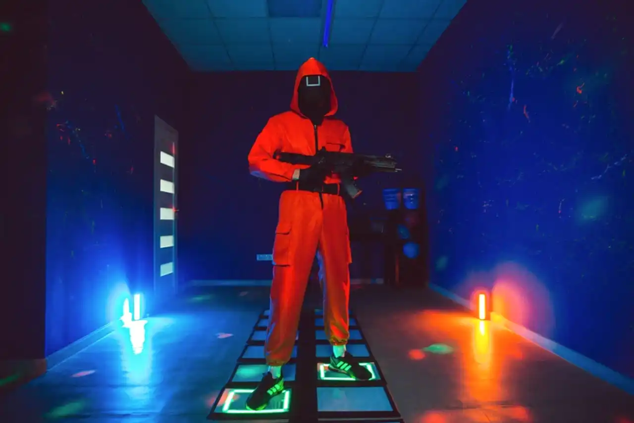 Игра в кальмара в Лазертаге